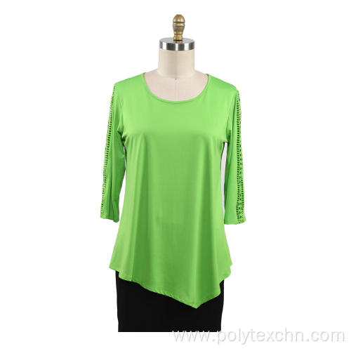 Solid Color Comfortable Casual Round Neck